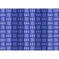 thumbnail image 1 of Ahgly Company Machine Washable Indoor Rectangle Transitional Sky Blue Area Rugs, 2' x 3', 1 of 7