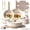 24 Pcs White, variant on Carote 24-Piece Nonstick Cookware Set, Pots and Pans Set with Detachable Handle, Induction Compatible, Oven & Dishwasher Safe, White