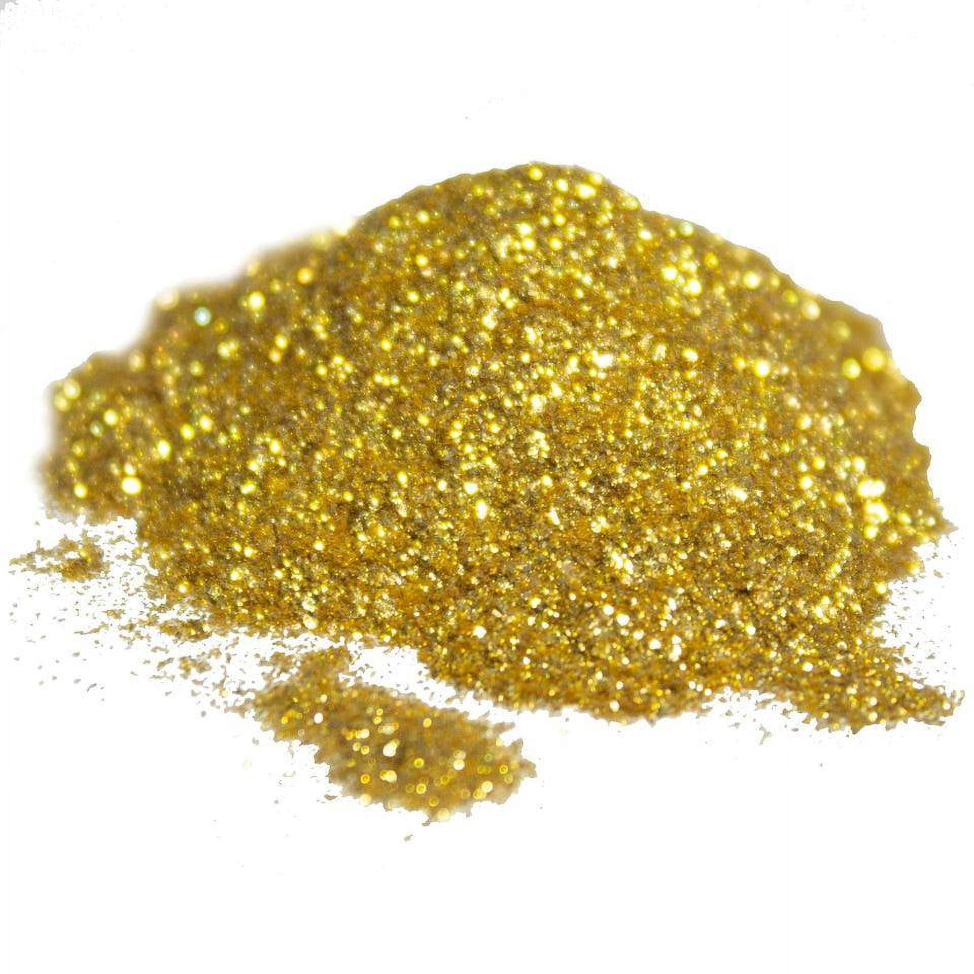 Glitter starry gold luxury mica colorant pigment powder 1 oz