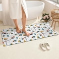 thumbnail image 4 of Cartoon Construction Vehicles Mountains Bathroom Rugs Mat,Non Slip Microfiber Bathroom Rug,Rubber Backing,Soft Bathroom Mats for Bathroom Floor,Tub and Shower,60x24in(150x60cm), 4 of 5