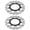 Black, variant on 1Pair Front Brake Discs Rotors for YAMAHA YZF R6 2003 2004 FZ6 600 2004-2008 FZ6 S2 2007-2010 MT-03 660 2006-2015 MT-09 2014-2015