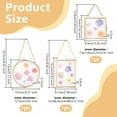 thumbnail image 2 of 3 Styles Pressed Flowers Glass Frames Brass Hanging Picture Frame Gold Double Glass Frame for Pressed Flowers with Chain for Dried Flowers Photo Poster Wall Decor-Rectangle Square Flat Round, 2 of 6