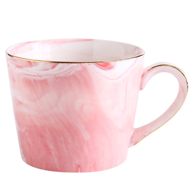 Coffee Mug Creative Marble Line Design Ceramic Drinking Mug Coffee Cup Milk Cup
