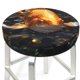 thumbnail image 3 of Balery Golden Koi And Treasure Fundas de asiento para taburete de bar redondo de tela de terciopelo ajustables que protegen de arañazos y manchas para sillas de 14 a 17 pulgadas.-13 inch, 3 of 7