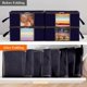 thumbnail image 5 of 3 Pack 35L Clothes Storage Bag, Navy Folding Under Bed Organizer, Duvet Cover Wardrobe Organizer with Strong Fabric Clear Window for Clothes., 5 of 5