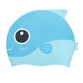 thumbnail image 2 of Silicone Cartoon Swimming Hat, Professional Lovely Printed Waterproof Swimming Hat for Children, 2 of 7