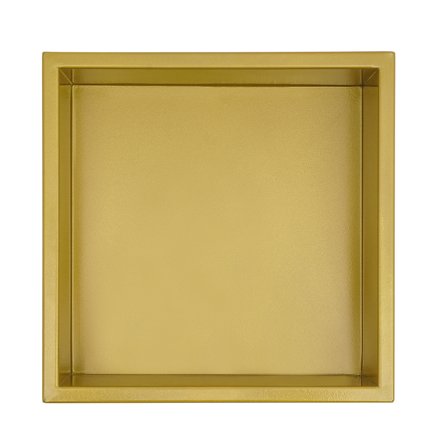 Gold Shower Niche Shelf,  Stainless Steel for Bathroom Storage, High Load Capacity, Easy Installation and Maintenance
