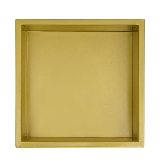 Gold Shower Niche Shelf, Stainless Steel for Bathroom Storage, High Load Capacity, Easy Installation and Maintenance