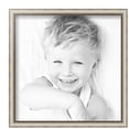 thumbnail image 2 of ArtToFrames 12" x 12" Silver Square with Beads Picture Frame, 12x12 inch Silver Wood Poster Frame (WOM-5286),  Pack, 2 of 8