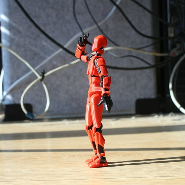 Figura De Acción Con Múltiples Articulaciones – Robot De Ocho Brazos De Dibujos Animados, Posturas Flexibles, Para Coleccionistas Y Decoración