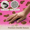 thumbnail image 6 of ODIKA Pink Leopard Cheetah Print Spotted Sparkly Glam Zebra Decoration Foldable Easy Care for King Size Bedroom, Master Suite, Under Bed, 6 of 7