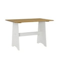thumbnail image 3 of Linon Kasey Dining Table, Honey/White, 3 of 19