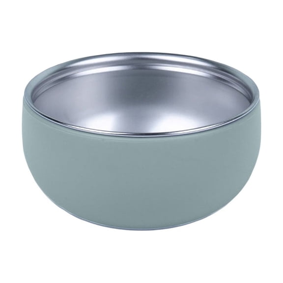 Baby Bowls with Non- Silicone Suction Cup, Insulated Double-Layer 304 Stainless Steel Toddler Bowls, Food-Grade Silicone Safe for Kids