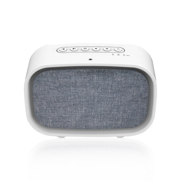 Máquina de Sonido Ruido Blanco Jumpingount Dimmable Altavoz Temporizador Color Blanco