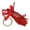 Red, variant on Ballet Shoe Keychain Charm Cute Ornaments Pendants Alloy Backpack Pendant Perfect Gift for Dance Lover