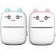thumbnail image 2 of Mini Photo Printer, Thermal Label Printer with Usb Recharge Portable Bluetooth(White-Pink, 2 of 5