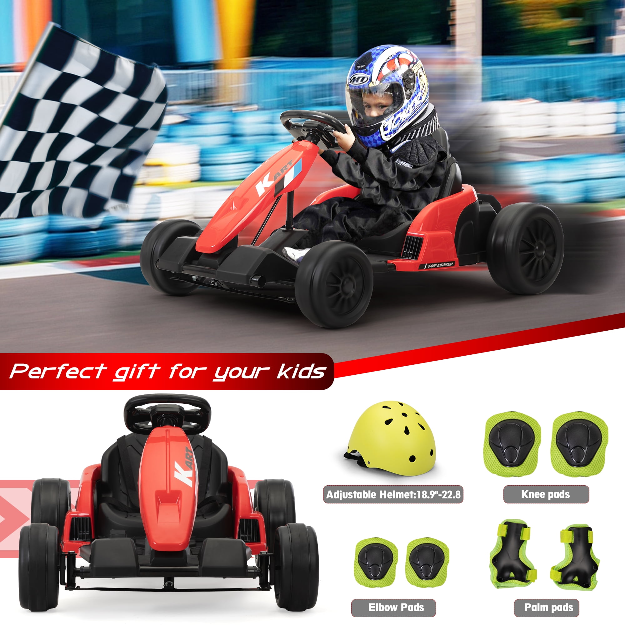 TOBBI 24V Kids Drift Go Kart Electric Ride on France Ubuy
