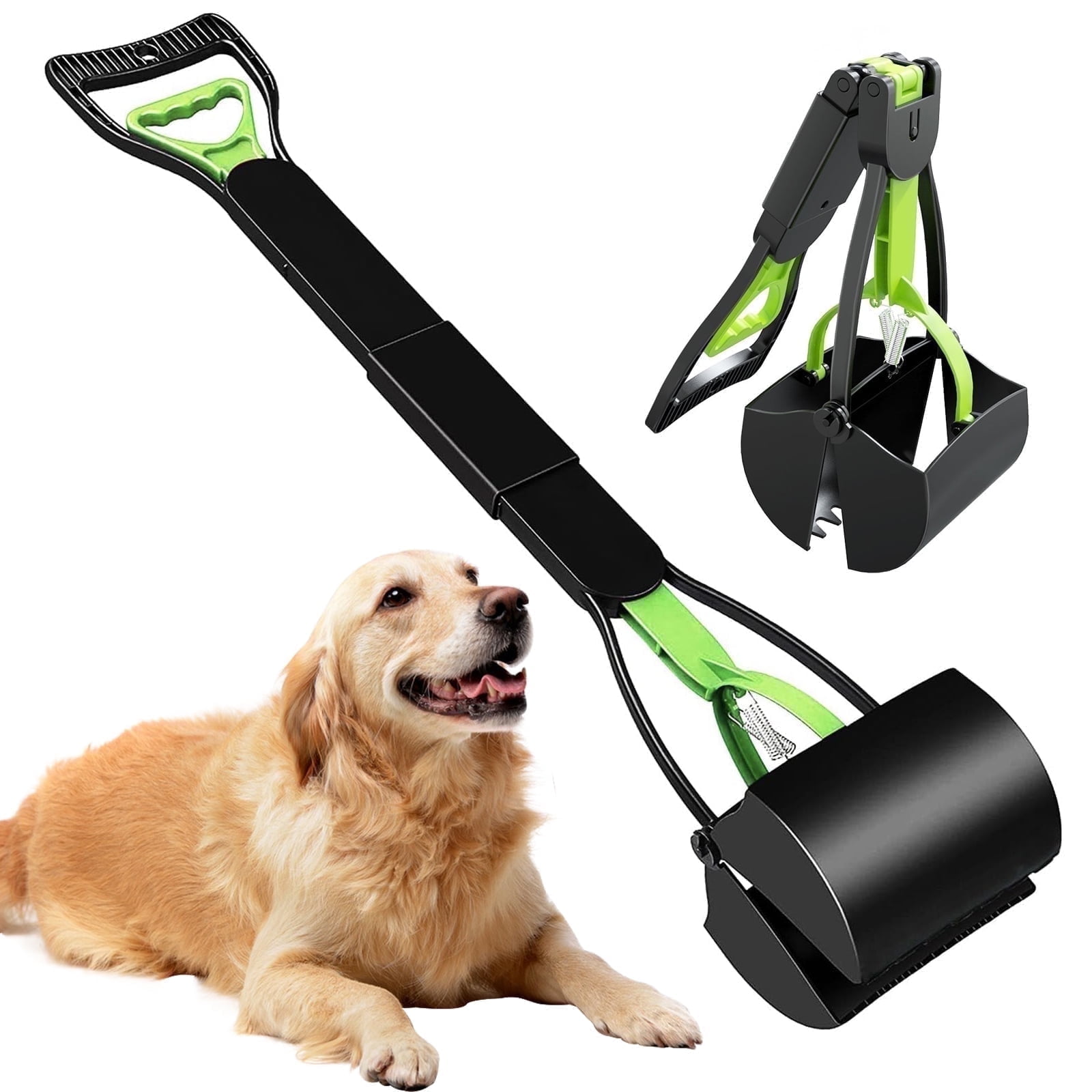 Scoop à Crottes De Chien Sans Contact - Portable, Avec Distributeur De Sacs Et Clip, Ramassage Hygiénique - 8