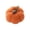 Orange, variant on QLUEWX Orange Halloween Plush Pumpkin Decorations, 3.5" Small Artificial Faux Pumpkin Figurines with Leaf Table Decor, Fall Festival Prop Tabletop Centerpiece for Home Shelf Party Halloween Decor