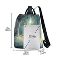 thumbnail image 3 of FORMRS Women's Travel Backpack Purse Anti-Theft Hidden Pockets Casual Shoulder Bag, Night Forest Scene, 3 of 7