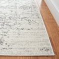 thumbnail image 4 of SAFAVIEH Madison Katina Traditional Oriental Area Rug, Silver/Ivory, 6'7" x 9'2", 4 of 12