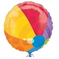 thumbnail image 2 of Beach Ball 18" Foil Balloon, 2 of 2