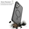 thumbnail image 2 of Tekcoo for Samsung Galaxy S25 FE Case, Compatible with MagSafe Military Grade Drop Protection Magnetic Rugged Cover Translucent Back Shockproof Cell Phone Case for Galaxy S25 FE 6.7" - Black, 2 of 9
