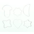 thumbnail image 3 of Metal Cookie Cutters Assorted Shapes Heart Star Moon Oven Baking Tools Lot of 24, 3 of 4