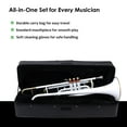 thumbnail image 2 of Valve Trombone Bb White brass MADE WITH HARD/CASE MOUTHPIECE GREAT SALE TRUMBONE, 2 of 10