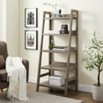 thumbnail image 3 of Linon Tracey Ladder Bookcase, Grey, 5 Shelves, 3 of 9