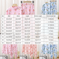 thumbnail image 3 of Girls Pajamas 2 Piece Short Sleeve Top & Pants Cotton Pjs Sets Loungewear For Kids,6-12 Months 12-24 Months 2t 3t 4t 5t 6t 7t 8t 9t Children(Pink,5-6 Years), 3 of 8