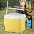 thumbnail image 1 of Enfriador de hielo aislado, caja de hielo, nevera de cubos, multifunción dura, estuche para acampar, organizador de barbacoa de picnic, viaje de cola 13L, 1 of 8