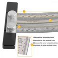 thumbnail image 3 of 30 Cm Stainless Steel T-hole Marking Ruler For Positioning, Black, 3 of 5
