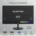 thumbnail image 4 of Sceptre 27 FHD LED Computer Monitor, Machine Black, E275W-19203R, 4 of 6
