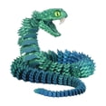 thumbnail image 1 of Dynamic Snake Car Ornament, Flexible Joint Design, 45cm Length, Modern Abstract Style, For Home Decor, Office Desk, Gift Choice, High-Quality Materials, Moving Parts, Collectible Decor | Plastic, C, 1 of 6