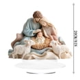 thumbnail image 3 of Tauxra Acrylic St Benedict Wrap Around Spiritual Decor Boho Style Home Tabletop Protection Ornament, 3 of 5