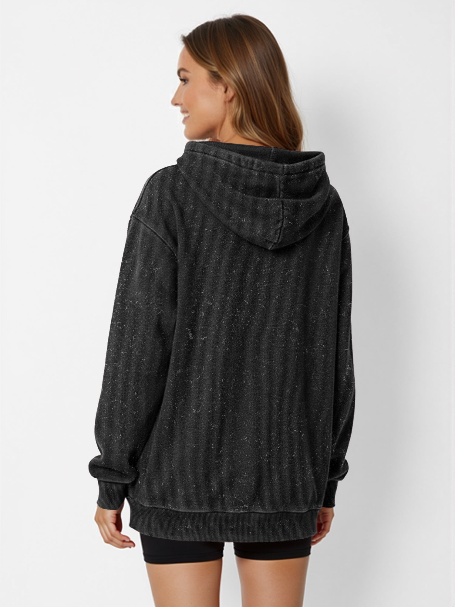 Rosvigor Vintage Hoodies for Women Acid Wash Hoodies Women Oversized Pullover Tops Streetwear Sweatshirts with hooded