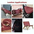 thumbnail image 6 of ELW 9-10 oz. 3.6-4mm Red Straps, Belts, Strips 1.25"x60" 3.2x152cm - Belt Grade Latigo Leather for Cowhide Heavy DIY Craft - Pet Collars, Blanks, Accessory, Jewelry, Key Chains, 6 of 9