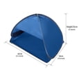 thumbnail image 3 of Mini Refugio para en la Playa para Mascotas, Tienda Impermeable PortáTil de Apertura AutomáTica, para Playa, Hierba, Interior, Camping Al Aire Libre, 3 of 5