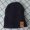 Black, variant on Family Matching Accessories Parental-Child Hats Knitted Autumn Winter Warm Fashion Solid Hats Unisex Baby Adult Beanies