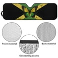 thumbnail image 7 of POLERO Jamaican Butterfly Windshield Sun Shade for Car Off-road Vehicle Auto SUV Truck Foldable Front Window Sunshade Sun Visor Protector Block UV Rays Reflect Heat, 52.95" x 16.14", 7 of 7