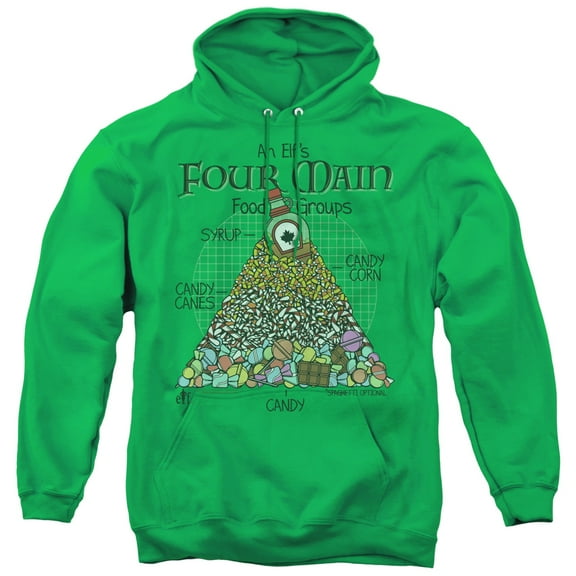 Elf - Food Pyramid - Pull-Over Hoodie - Medium