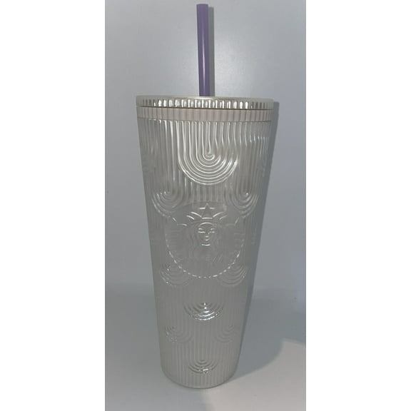 Starbucks 2023 Spring Pearl White 24oz Mermaid Venti Tumbler