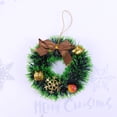 thumbnail image 3 of Mini Christmas Wreath Ornament PVC Creative Hanging Snow Gift Box Garland Party Pendant Decor (C Style), 3 of 7