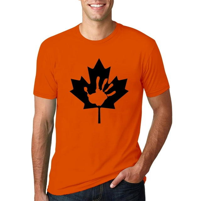 T-Shirt pour Homme à Imprimé de Lettres Feuille d'Érable du Canada, Confortable, d'Été, à Manches Courtes, pour Extérieur et Intérieur, Tenue Décontractée