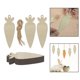thumbnail image 1 of 30x Recortes en blanco de zanahoria de madera Rebanadas sin terminar de Pascua con cuerdas de agujeros Proyectos para niños y adultos Colgando para Baoblaze Rebanadas de recortes de zanahoria, 1 of 8