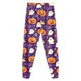 thumbnail image 6 of Futezty Toddler Boys Girls Pajamas Sets Halloween Pattern Kids 2 Piece Pj's Long Sleeve Crew Neck Tops and Pants Clothes Set Night Sleepwear 2T-9T, 6 of 7