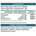 thumbnail image 3 of Copper Zinc Selenium Blend - 3 in 1 Mineral Supplement - 30 Tablets | New World Health Brands, 3 of 8