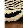thumbnail image 4 of Moroccan Sahara Ivory Shag Area Rug 5x7 Geometric Abstract Distressed Design, 4 of 6