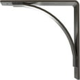 thumbnail image 4 of Ekena Millwork 3"W x 10"D x 10"H Morris Steel Bracket, Hammered Gray, 4 of 11